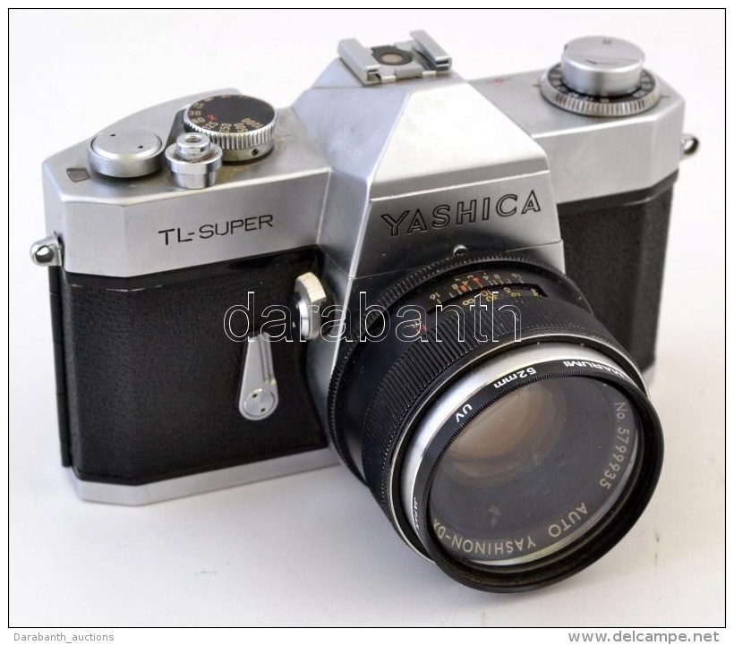 Yashica TL-Super F&eacute;nyk&eacute;pezÅ‘g&eacute;p Tokkal. Auto Yashinon-DX 1:1,7 1=50 Mm Objekt&iacute;vvel - Cameras