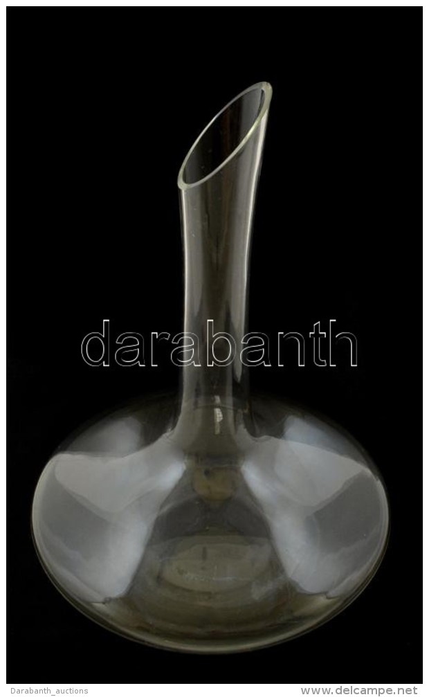 Dekant&aacute;l&oacute;, Sz&aacute;j&aacute;n Kis Csorb&aacute;val, M: 29,5 Cm - Glass & Crystal