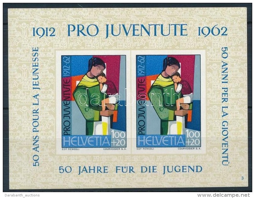 ** 1962 Pro Juventute Blokk Mi 18 - Other & Unclassified