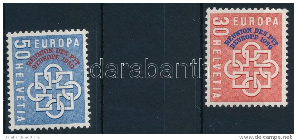 ** 1959 PTT Eur&oacute;pai Konferencia Sor Mi 681-682 - Other & Unclassified