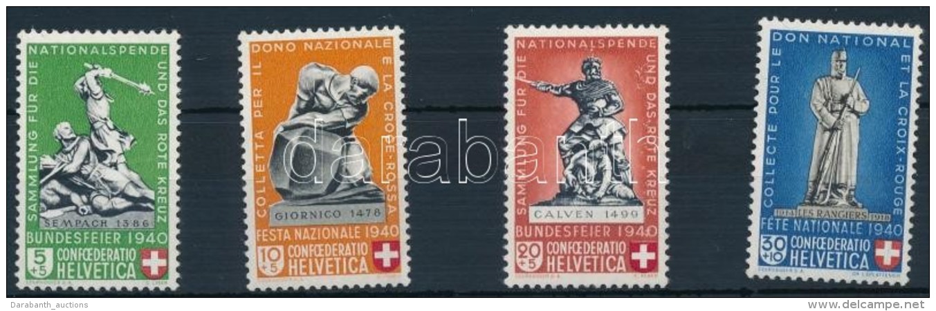 ** 1940 Pro Patria Sor Mi 364-367 - Other & Unclassified