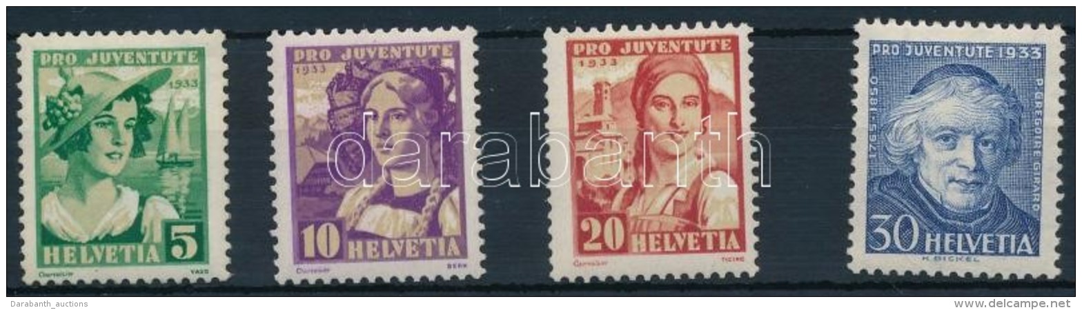 ** 1933 Pro Juventute Sor Mi 266-269 - Other & Unclassified