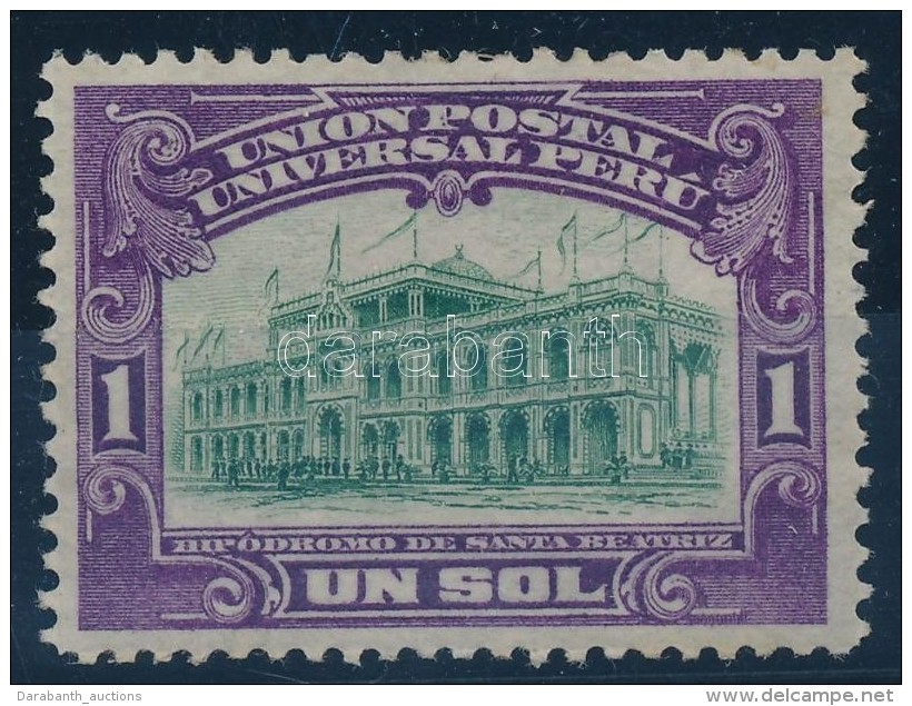 1907 Mi 132 (* Mi EUR 190.-) (&uacute;jragumizott/ Regummed) - Other & Unclassified