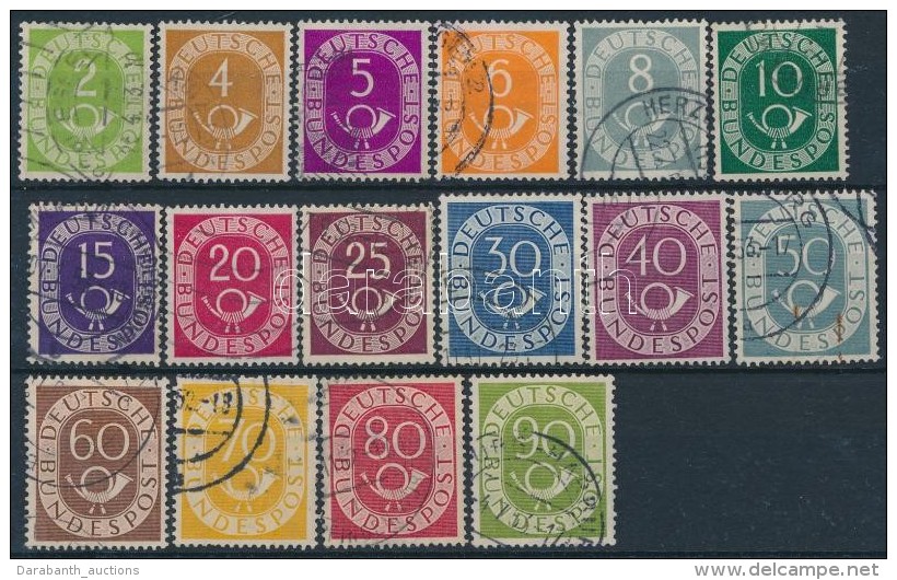 O 1951 Forgalmi, Postak&uuml;rt Sor Mi 123-138 - Other & Unclassified