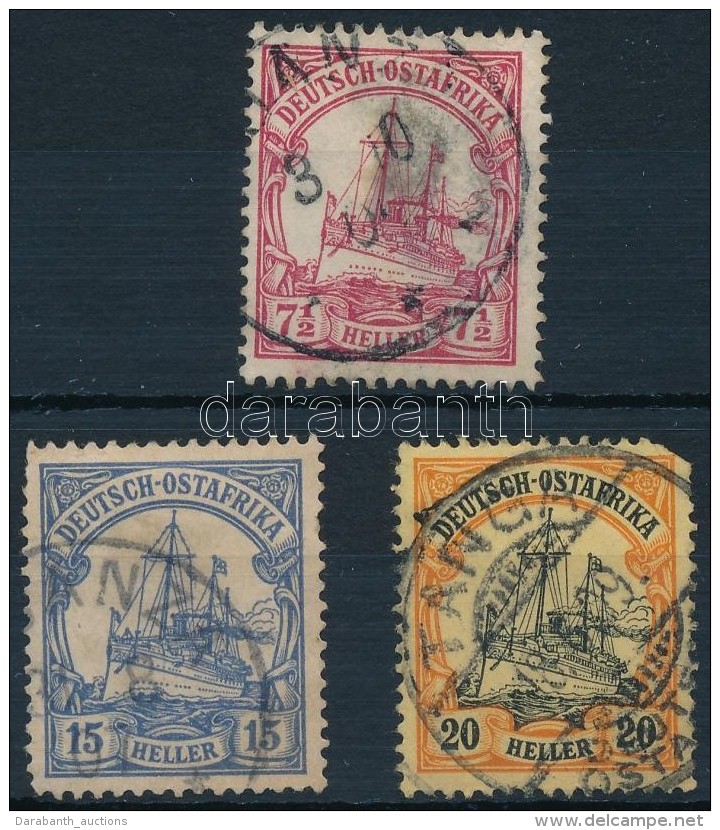 O Deutsch Ostafrika 1905 Mi 24-26 - Other & Unclassified