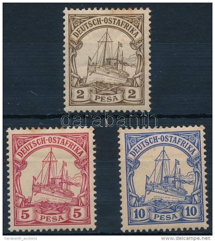 * Deutsch Ostafrika 1901 Mi 11, 13-14 - Other & Unclassified