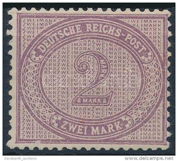 * 1875 Mi 37a, (Mi EUR 2.500.-) Certificate: Wiegand - Other & Unclassified