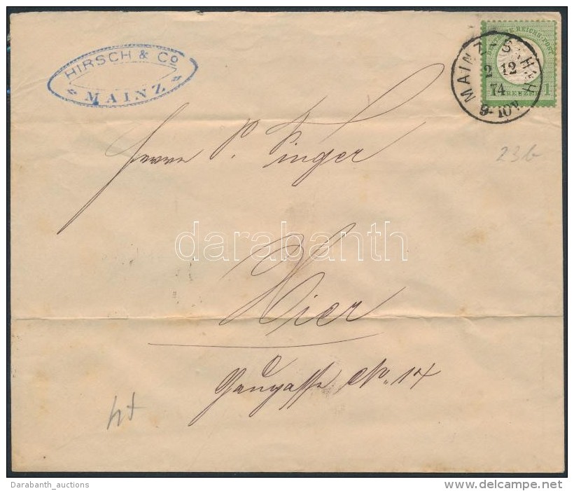 1874 Mi 23b Lev&eacute;len / On Cover. Certificate: Hennies - Other & Unclassified