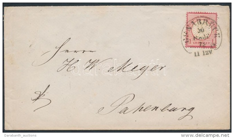 1872 Mi 4 Lev&eacute;len / On Cover 'OSNABR&Uuml;CK' - Other & Unclassified