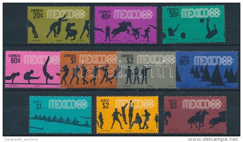 ** 1968 Ny&aacute;ri Olimpia, Mexik&oacute; Sor Mi 1261-1270 - Other & Unclassified