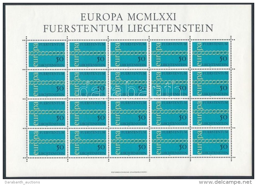 ** 1971 Europa CEPT Kis&iacute;v Mi 545 - Other & Unclassified