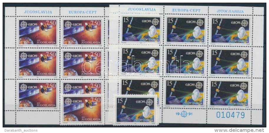 ** 1991 Europa CEPT, Å±rkutat&aacute;s Sor + Kis&iacute;vsor Mi 2476-2477 - Other & Unclassified