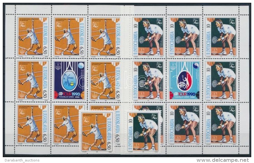 ** 1990 Tenisz Grand-Prix Sor + Kis&iacute;vsor Mi 2419-2420 - Other & Unclassified