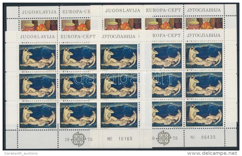 ** 1975 Europa CEPT Kis&iacute;vsor Mi 1598-1599 I +II - Other & Unclassified