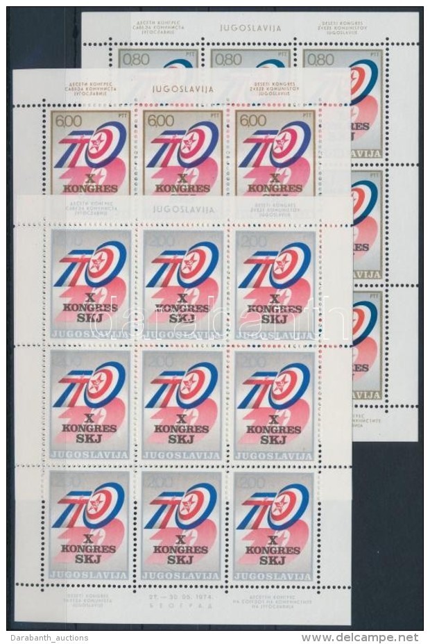 ** 1974 Kongresszus Kis&iacute;vsor Mi 1562-1564 - Other & Unclassified