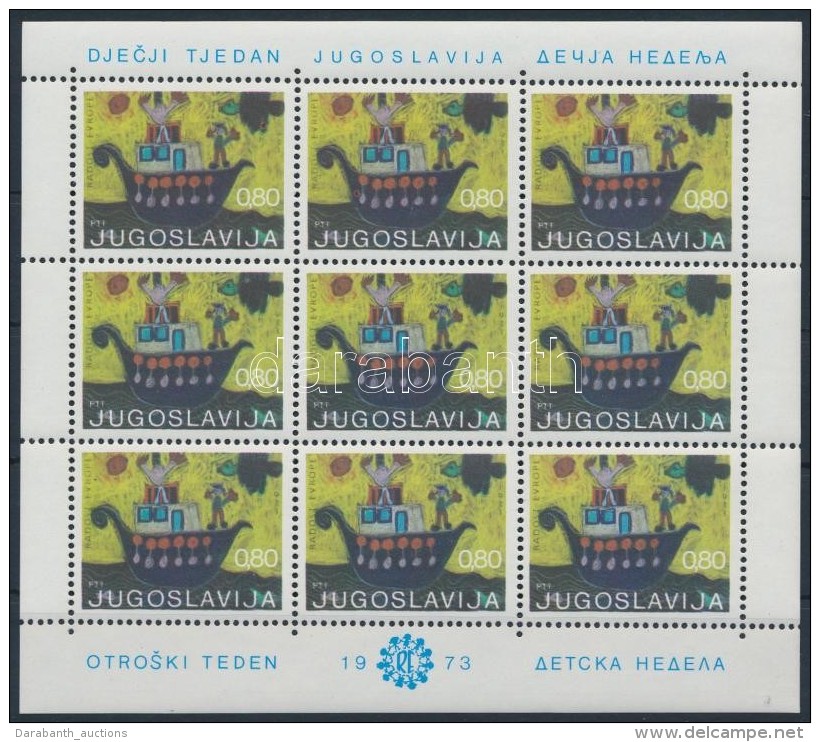 ** 1973 Eur&oacute;pai Gyerekek Tal&aacute;lkoz&oacute;ja Kis&iacute;v Mi 1519 - Other & Unclassified