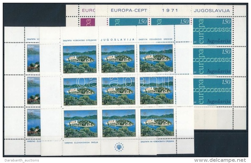 ** 1971-1980 Europa CEPT 2 Klf Kis&iacute;vsor Mi 1847-1848 + 1416-1417 - Other & Unclassified