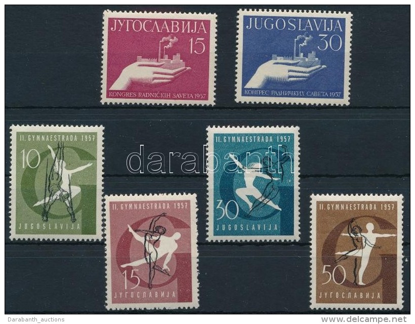 ** 1957 2 Klf Sor Mi 821-826 - Other & Unclassified