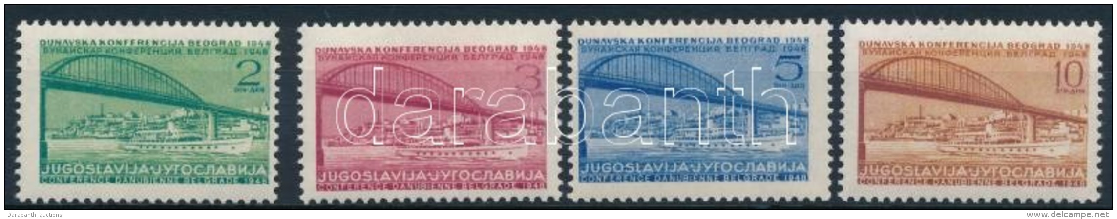 ** 1948 Duna Konferencia Sor Mi 548-551 - Other & Unclassified