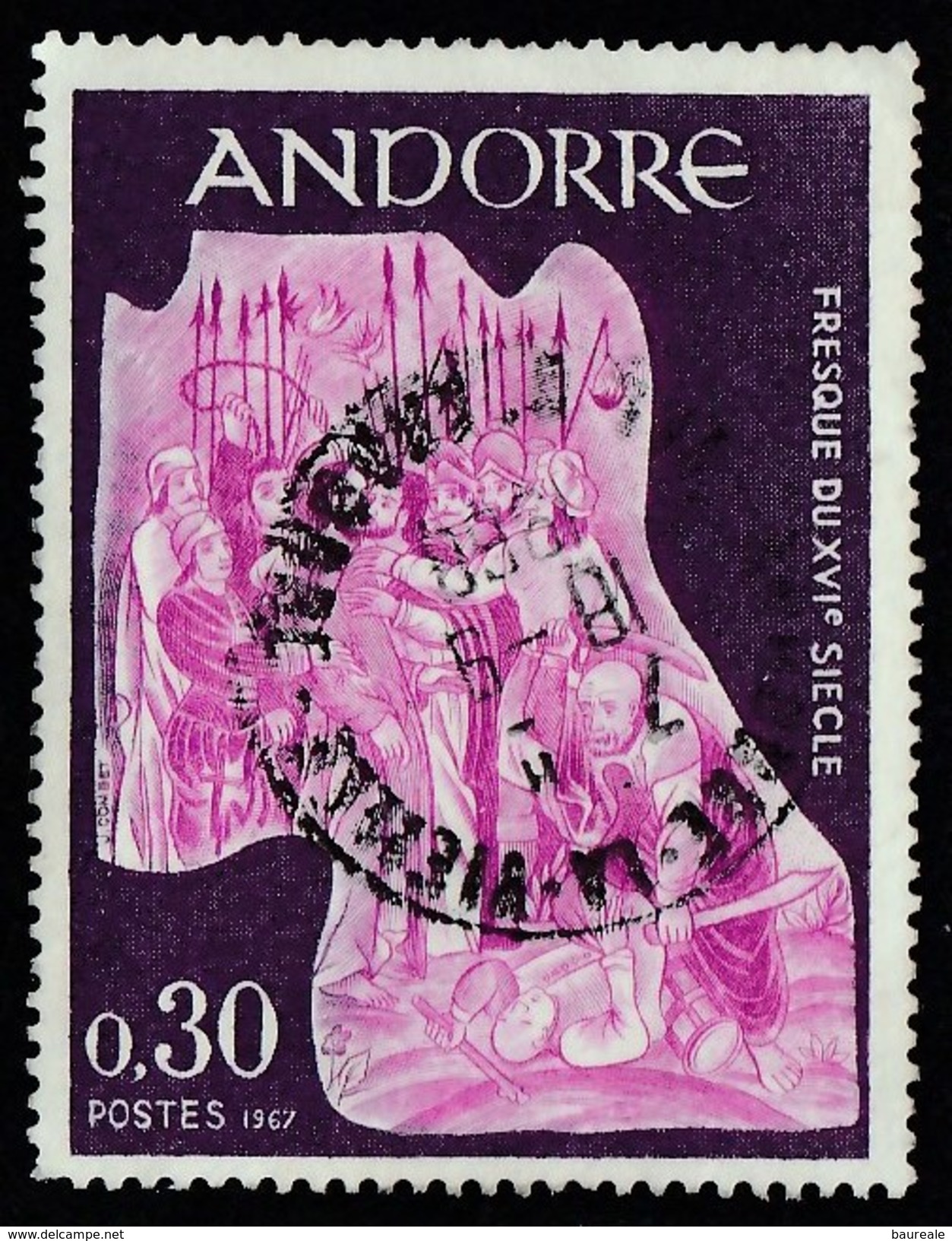 ANDORRE -  Timbre &#x298;, Oblitéré N° YT 185 - Used Stamps