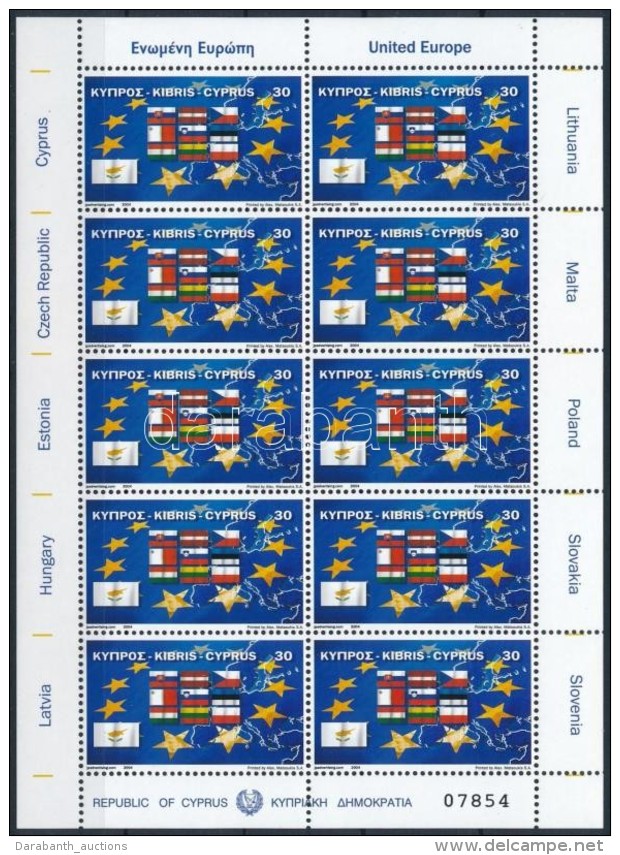 ** 2004 Bel&eacute;p&eacute;s Az Eur&oacute;pai Uni&oacute;ba Kis&iacute;v Mi 1033 - Other & Unclassified