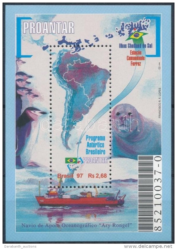 ** 1997 Antarktisz Program Blokk Mi 107 - Altri & Non Classificati