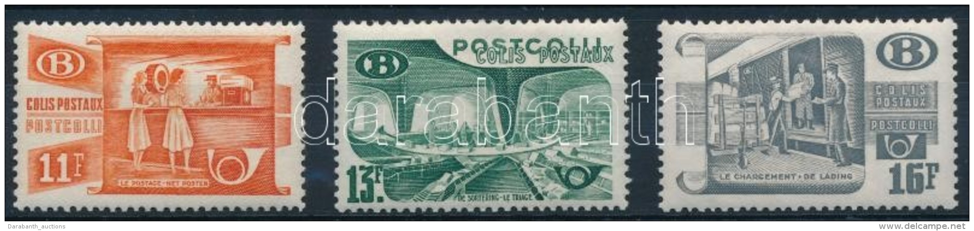 * 1950 Csomagb&eacute;lyeg Sor Mi 30-32 A - Other & Unclassified