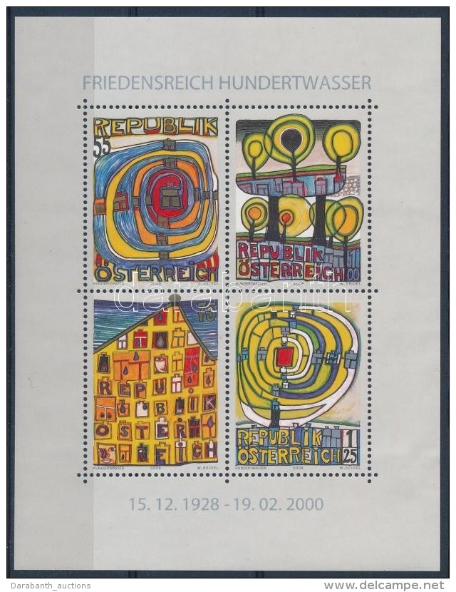 ** 2008 Hundertwasser Festm&eacute;ny Blokk Mi 47 - Other & Unclassified