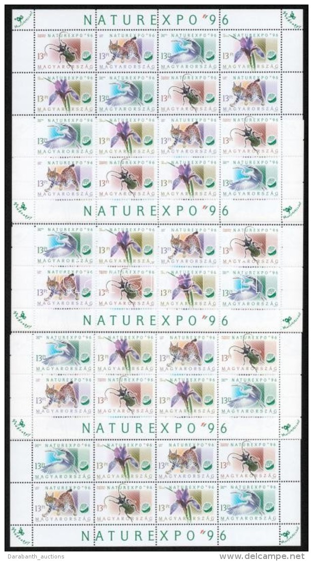 ** 1996 4 Db Naturexpo '96 Teljes &iacute;v (10.000) - Other & Unclassified