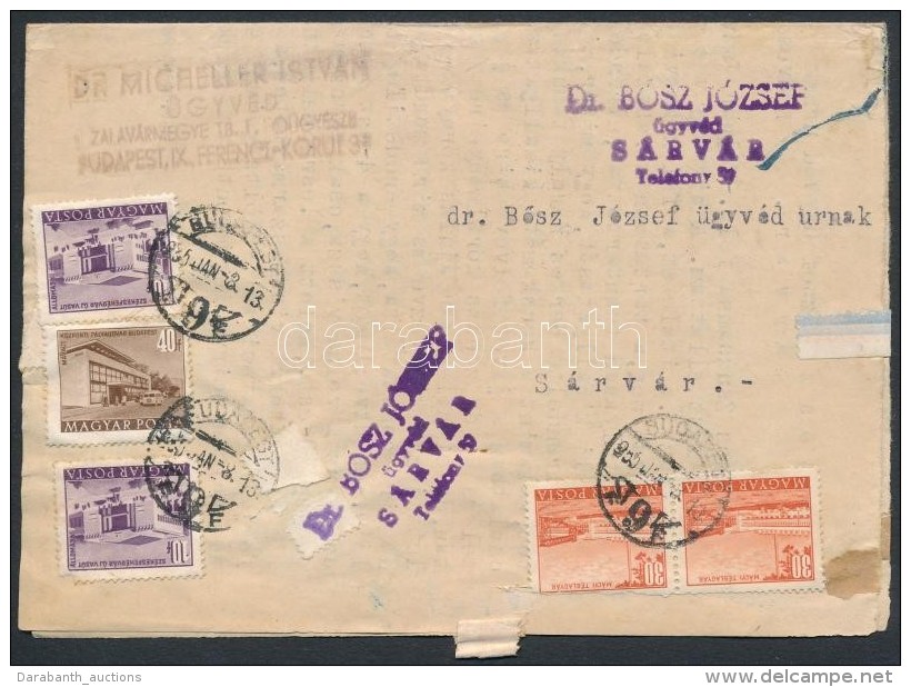 1955 Nyomtatv&aacute;ny &Eacute;p&uuml;letek 1,20Ft B&eacute;rmentes&iacute;t&eacute;ssel 'BUDAPEST' -... - Other & Unclassified