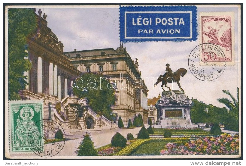 1930 TCV L&eacute;gi K&eacute;peslap Belgiumba, TCV Airmail Postcard To Belgium - Other & Unclassified