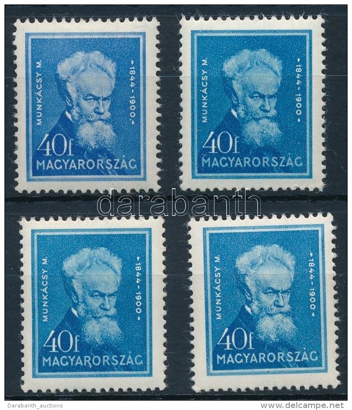 ** * 1932 Arck&eacute;pek 40f Sz&iacute;nv&aacute;ltozatok, 1 B&eacute;lyeg Falcos - Altri & Non Classificati