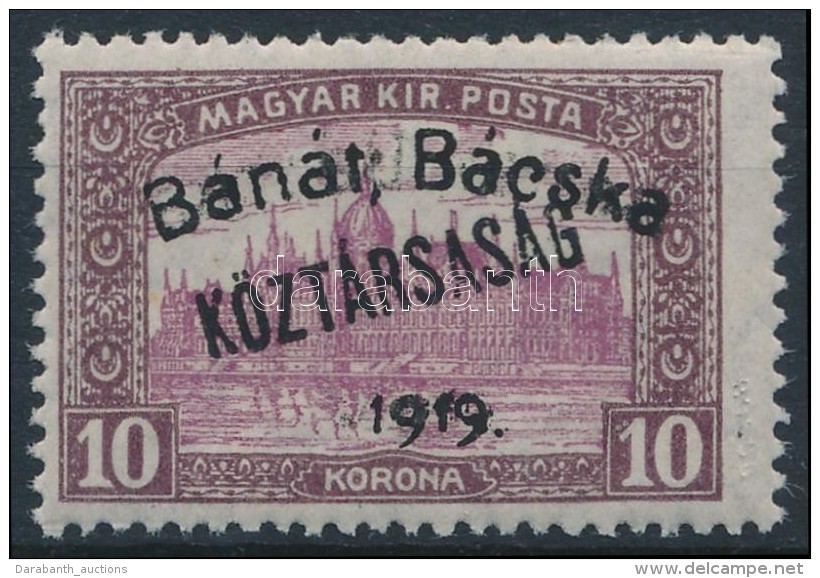 ** B&aacute;n&aacute;t-B&aacute;cska 1919 Parlament/K&ouml;zt&aacute;rsas&aacute;g 10K Bodor... - Autres & Non Classés