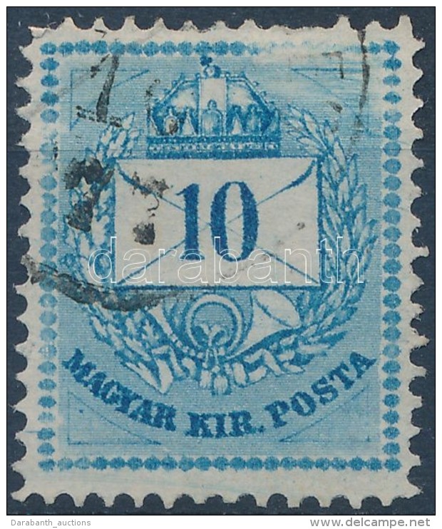 O 1874 Sz&iacute;ness&aacute;m&uacute; 10kr Kopott, Karcos Lemez - Other & Unclassified