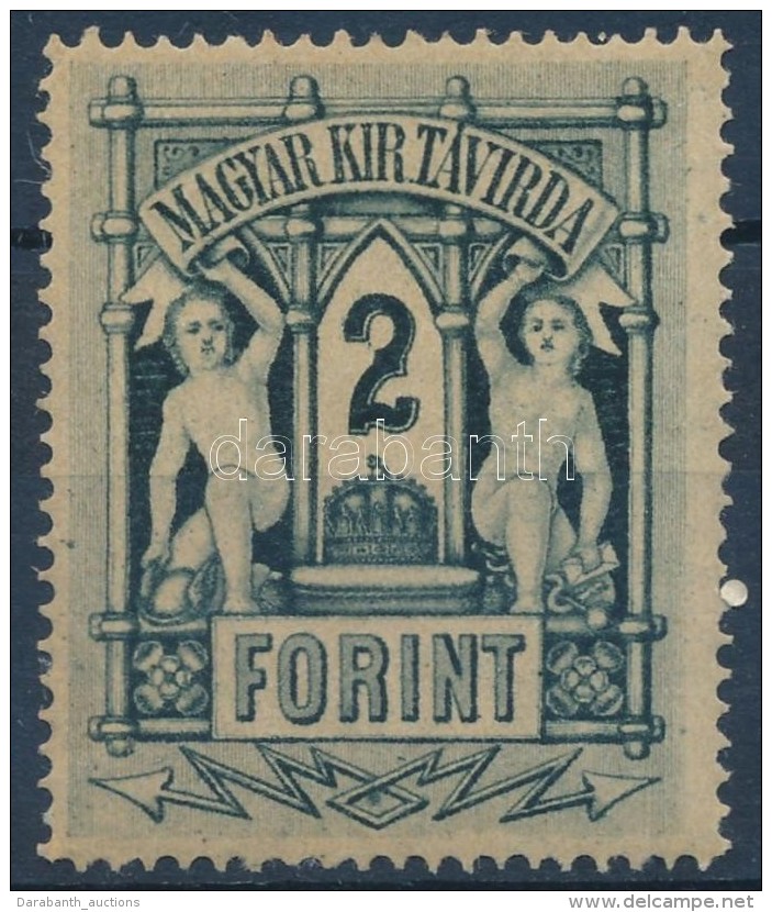 * 1874 R&eacute;znyomat 2Ft Z&ouml;ldesfekete - Altri & Non Classificati