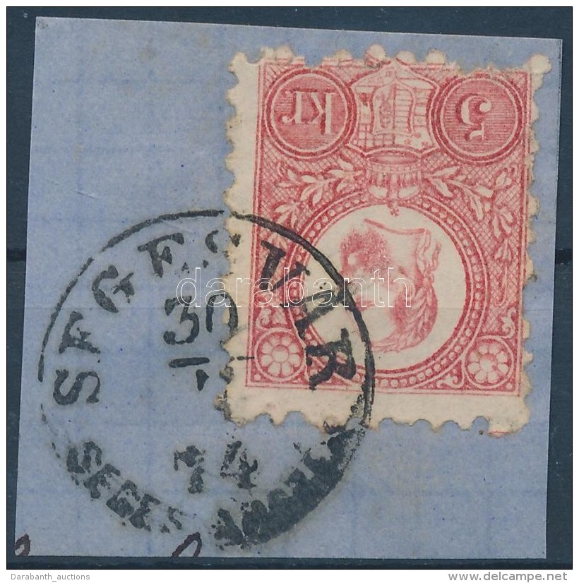 1871 R&eacute;znyomat 5kr 'SEGESV&Aacute;R / SEGES(V&Aacute;RSZ&Eacute;K)' - Other & Unclassified