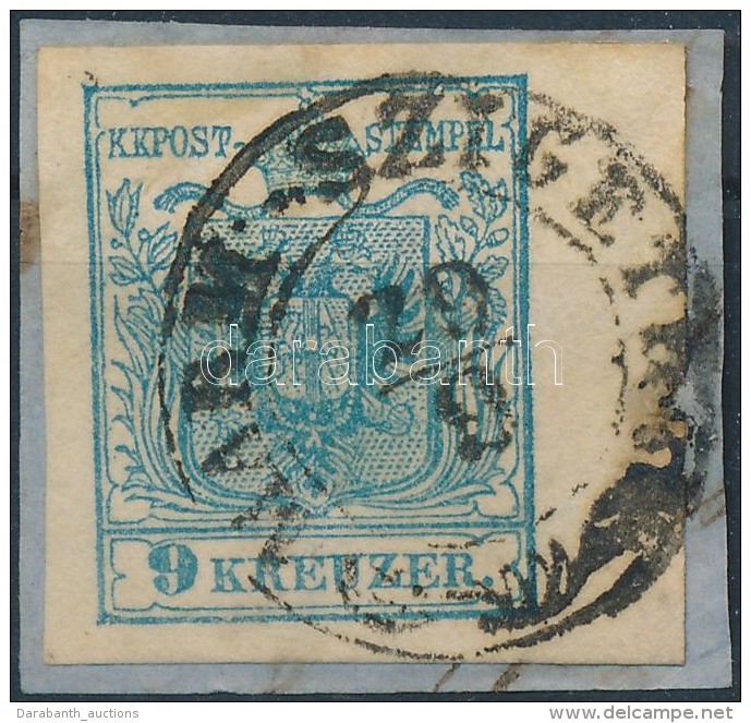 1850 9kr MP III.b. &iacute;vsz&eacute;l / Margin 6 Mm 'MARM.SZIGETH' (Gudlin: 150p) - Other & Unclassified