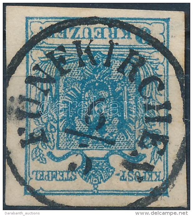 O 1850 9kr MP III.b. Vastag Pap&iacute;r / Thick Paper 'F&Uuml;NFKIRCHEN' - Altri & Non Classificati