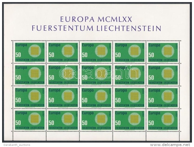** Liechtenstein 4 Klf CEPT Kis&iacute;v (Mi EUR 46,-) - Other & Unclassified