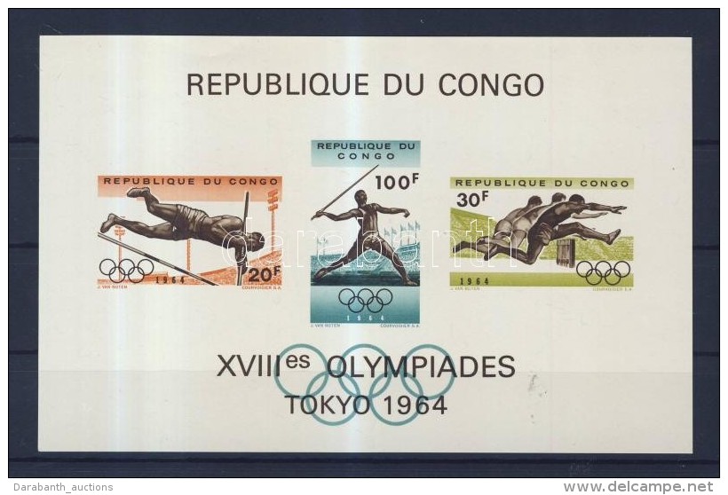 ** 1964 Ny&aacute;ri Olimpia, Toki&oacute; Blokk 5 - Other & Unclassified