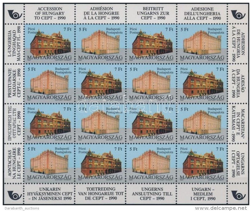 ** 1991 CEPT Csatlakoz&aacute;s Kis&iacute;v / Michel 4131-4132 Minisheet - Sonstige & Ohne Zuordnung