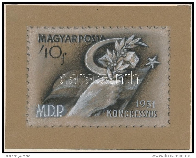 1951 L&eacute;gr&aacute;dy S&aacute;ndor MDP Kongresszus Kiad&aacute;sra K&eacute;sz&uuml;lt Eredeti... - Other & Unclassified