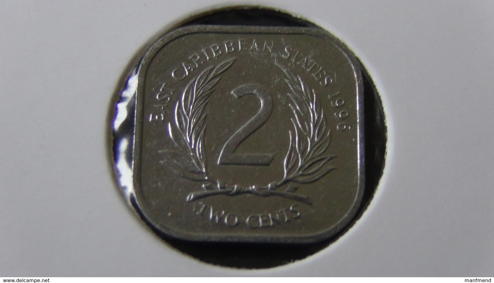East Carribean States - 1996 - 2 Cents - KM 11 - XF - Look Scans - Ostkaribischer Staaten
