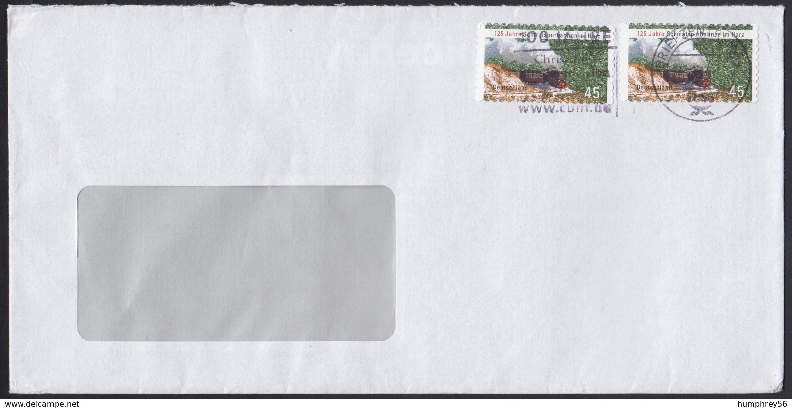 2012 - DEUTSCHLAND - Cover + Michel 2916 (Harz) + BRIEFZENTRUM - Briefe U. Dokumente