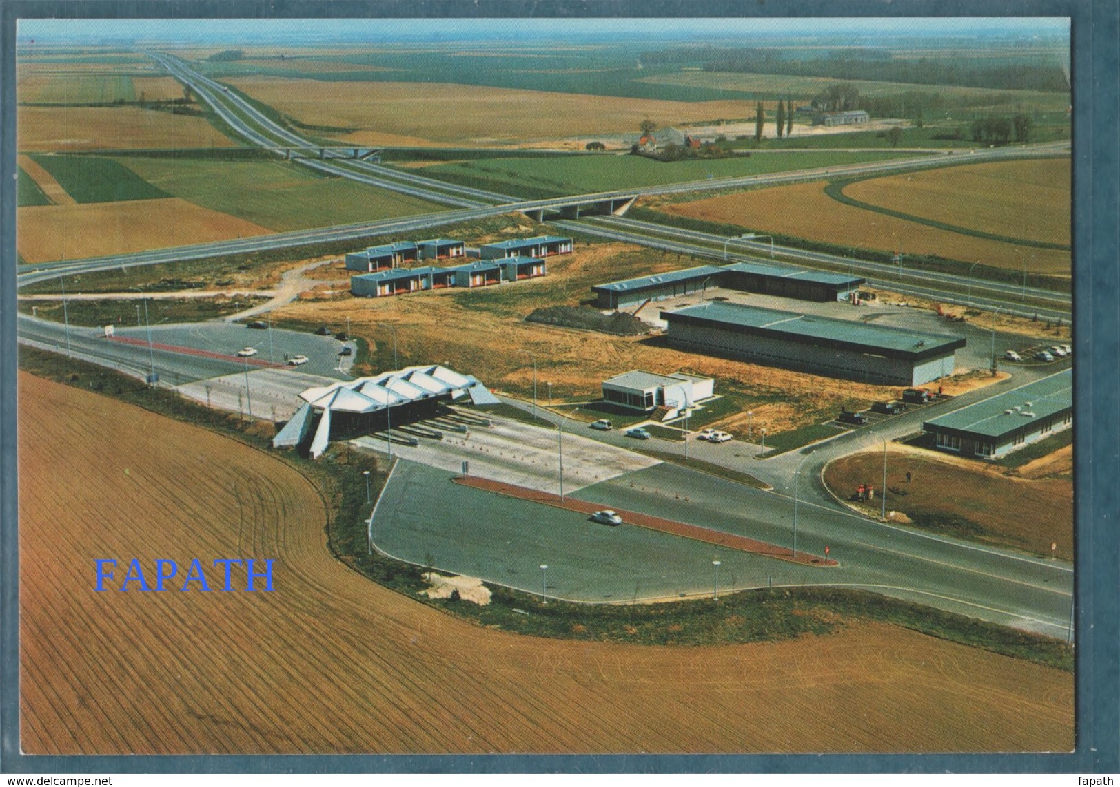 80-ROYE-Vue Aérienne-Péage Sur Autoroute-non écrite - 2 Scans - 10.5 X 15 - CIM COMBIER - Roye