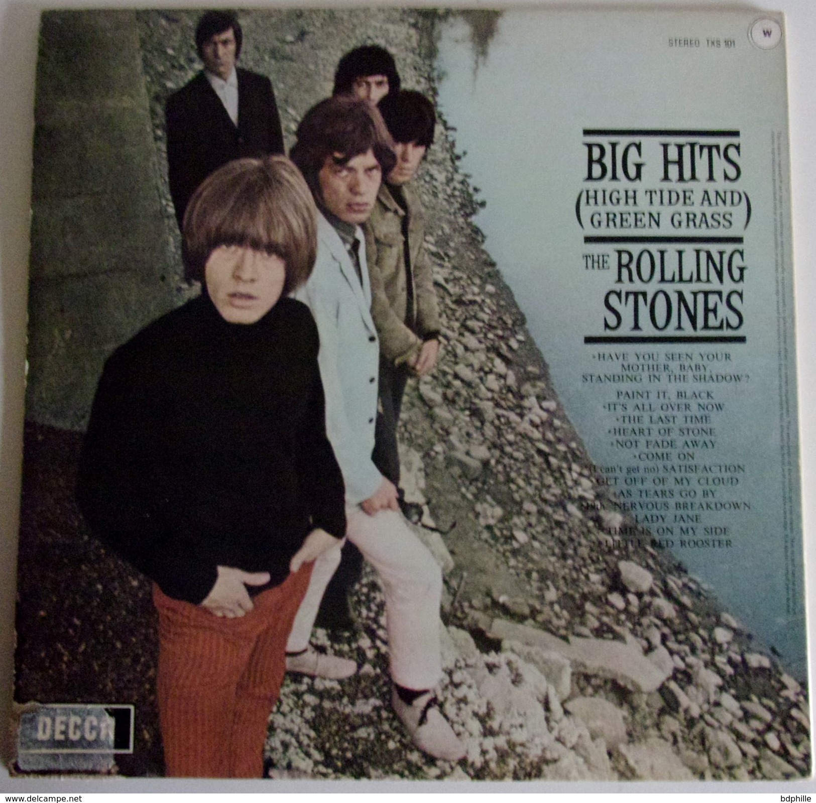 Rolling Stones Big Hits (High Tide And Green Grass) 1966 Decca Import Anglais TXS 101 - Compilations