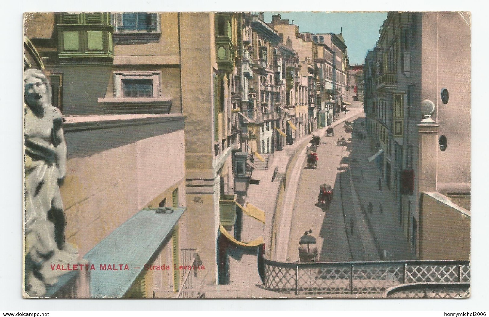 Malte - Valleta Malta - Strada Levante 1915 - Malte