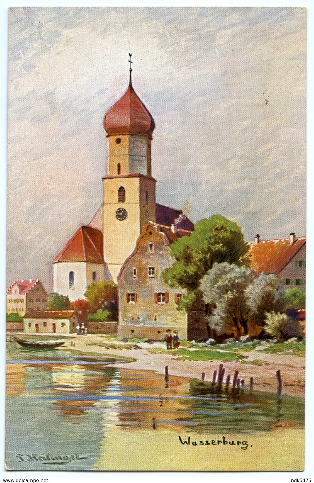 ALLEMAGNE : WASSERBURG (ARTIST - HEILINGER) - Wasserburg (Bodensee)