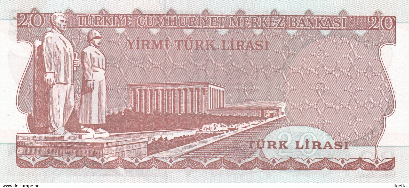 TURCHIA  20 LIRASI  1970  FDS - Turquie