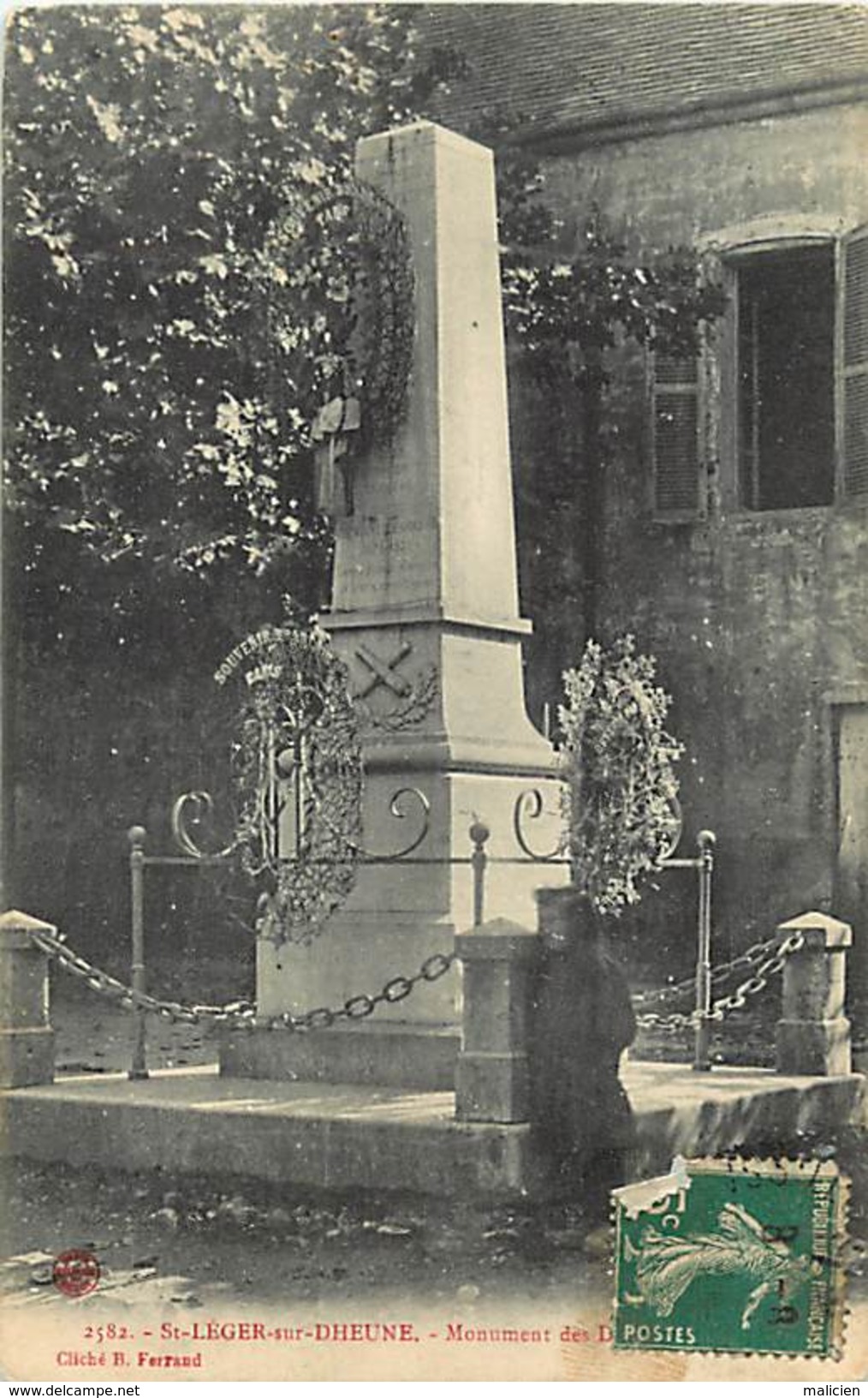 Saone Et Loire -ref- A628- Saint Leger Sur Dheune - St Leger Sur Dheune  - Monument Aux Morts - Monuments Aux Morts - - Andere & Zonder Classificatie